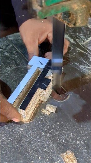 TF Wood Cutting | DIY Bandsaw Letter Craft | USA Woodworking #shorts