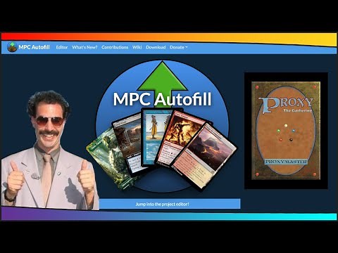 MPCFILL Tutorial Guide | Downloading MTG Proxies for Printing