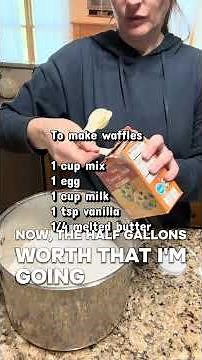 DIY Pancake and Waffle Mix #shorts #simple #recipe