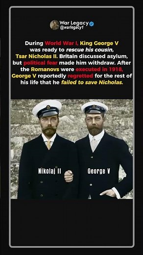 The Decision King George V Regretted Forever #ww1 #shorts