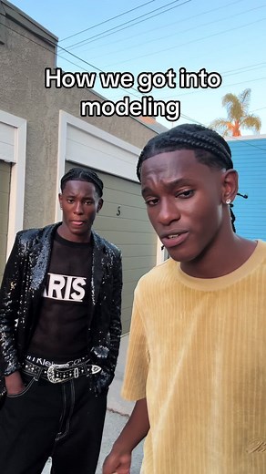 Our modeling journey #fyp #modeling #identicaltwins