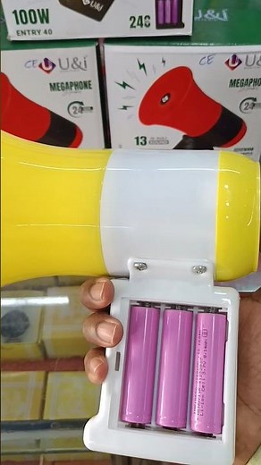 Megaphone 📣 📣 🔊 100W #viral #trending #megaphone #speaker #bluetooth #usb #shorts #unboxing #battery
