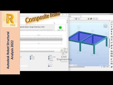 Design of Composite Steel Beams in Autodesk Robot