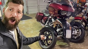 While buying a trailer load of bikes from Harley-Davidson dealerships Sean ran into one of the craziest Harley-Davidsons he has ever seen! | Bikes and Beards
