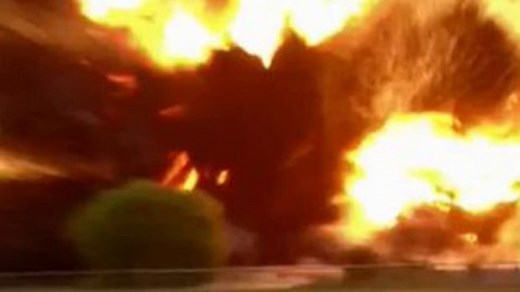 Moment of explosion near Waco, Texas - video