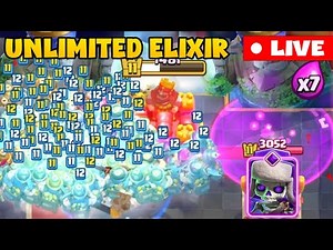 Clash Royale Live 🔴 | Legendaray's Infinite Elixir Challenge | Clashroyale Gameplay Live