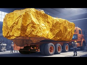 How GOLD is Made - Inside the Gold Mining Factory Full Process
