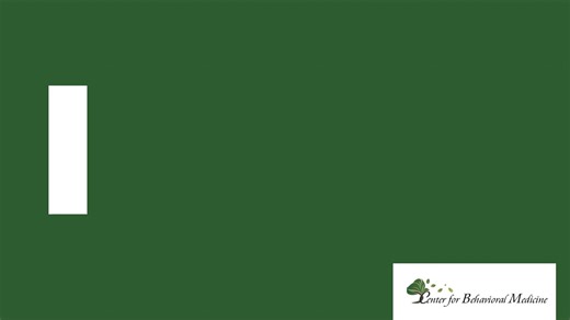 Center for Behavioral Medicine Webinars