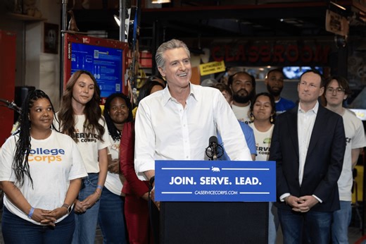 Gov. Newsom pushes to recruit 10K for CA Service Corps, targeting young men
