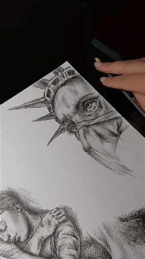 Part 8️⃣ 21 sketches on one sheet. Follow the art process step by step. #drawingprocess #howtodraw