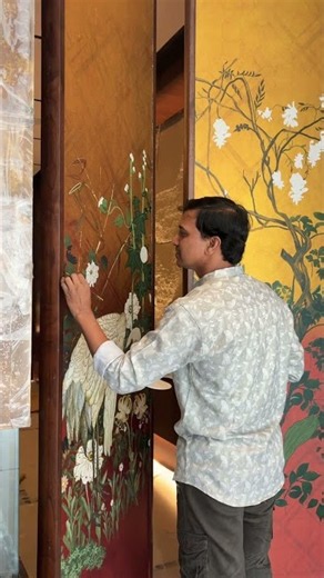 Hand Painted Wallpaper 🎨 | Luxury Bespoke Wall Art | Custom Interior Design