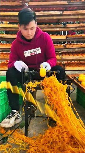 The Most Soothing Fall Craft: Peeling Persimmons by Hand