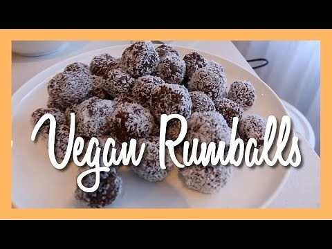 RUM BALLS RECIPE | VEGAN