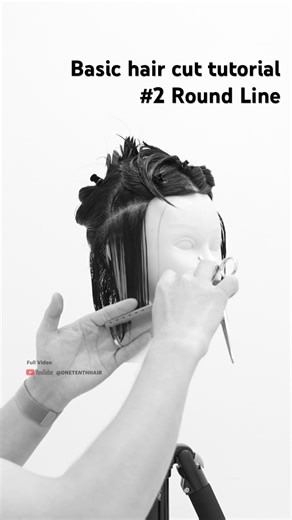 Basic hair cut tutorial for beginners #basichaircut #haircuttutorial #haircutting #haircuts