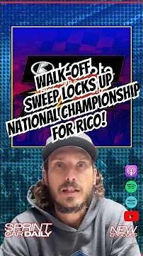 HE DID IT! Walkoff Championship Sweep For Rico Abreu #highlimitracing #sprintcar #ricoabreu