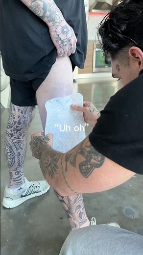 Had him nervous 🤣 Book a tattoo text (754) 707-2888 with any ideas