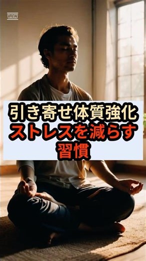 【引き寄せ体質強化】ストレスを減らす習慣 #宇宙の法則 #引き寄せの法則 #スピリチュアル