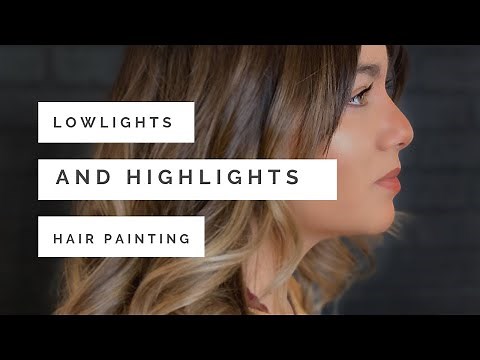 A Lowlight and Highlight Hair Painting Method