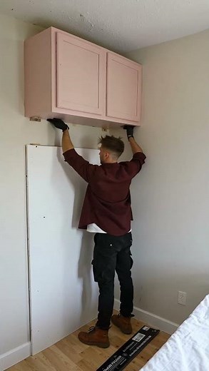 Wait for the reveal… DIY closet hack