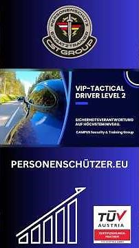 🇦🇹🇩🇪 VIP Tactical Driver Ausbildung – zert. Fachausbildung & ISO-Zertifizierung | Personenschutz
