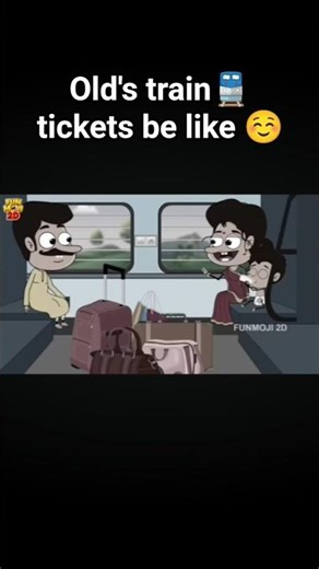 old train🚂 tickets🎟️ be like☺️ #funny #comedy #shorts