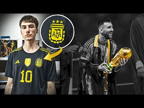 The GOLDEN KING'S SHIRT 👑 Argentina's black jersey with 3 stars | Champions in Qatar 2022
