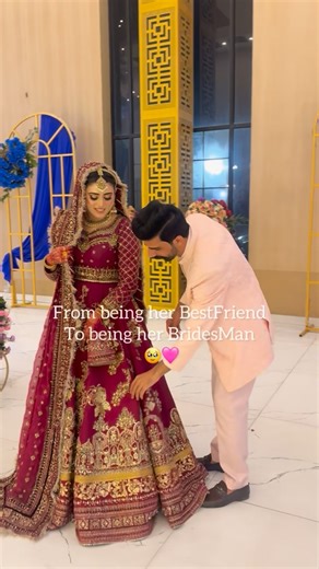 ꜰᴀᴢᴢʏ ᴀᴜᴊʟᴀ on Instagram: "From Brother to BrideMan 🫶 #trending #foryou #instagood #besties #fypシ"