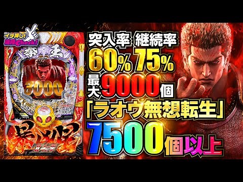 パチンコ 新台【P北斗の拳 暴凶星(ぼうきょうせい)】3000発割合が史上最高レベル? 一撃9000発も可能! スマパチに勝るとも劣らない凶暴スペックを試打紹介「イチ押し機種CHECK！」[パチンコ]