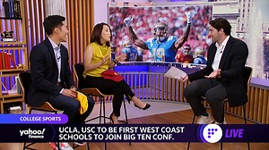 The University of Southern California and UCLA are leaving the Pac-12 for the Big Ten in 2024, the schools and conference announced Thursday.  yhoo.it/3P1aZq1 #UCLA #USC #BigTen #Pac12 | Yahoo Finance | Facebook