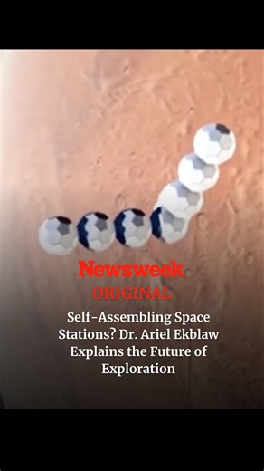 Take a peek into the future of human space exploration with Dr. Ariel Ekblaw, CEO of the Aurelia Institute and founder of the MIT Space Exploration Initiative. In this episode of Expanding Space, Dr. Ekblaw reveals cutting-edge space architecture technologies, including the TESSERAE prototype—autonomous, self-assembling structures designed for zero-gravity habitats, science labs, and future Mars missions. | Newsweek