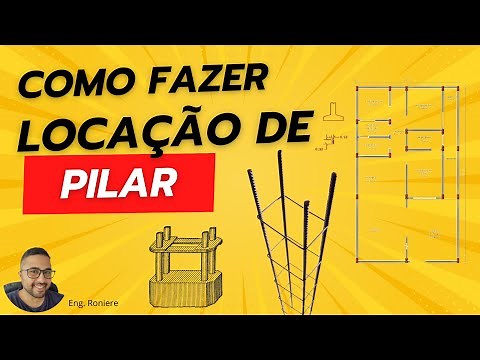 COMO FAZER (LOCAÇÃO DE PILARES) - cálculo de estruturas
