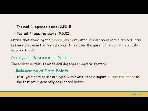Understanding R-squared Scores: Which One is More Helpful?