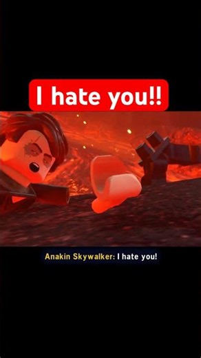 Anakin vs Obi-Wan High Ground Scene #starwars #shorts