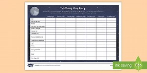Staff Wellbeing Sleep Diary