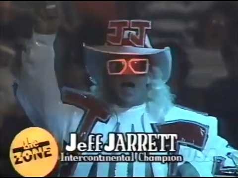 "Double J" Jeff Jarrett W/ The Roadie (c) vs Bob "Spark Plugg" Holly Title (WWF Action Zone 4/30/95)