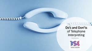 A Guide to Telephone Interpreting