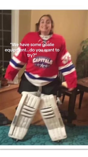 Try Goalie Equipment with Mom and Coach Peter