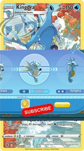 Seadra evolution #Pokemon #Ash #seadra #kingdra #kingdrag #horsea #Aura #Trending #yt