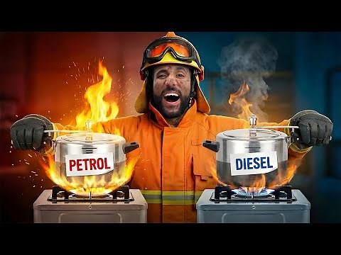 Boiling Petrol & Diesel In A Pressure Cooker 😱 Shocking Results !