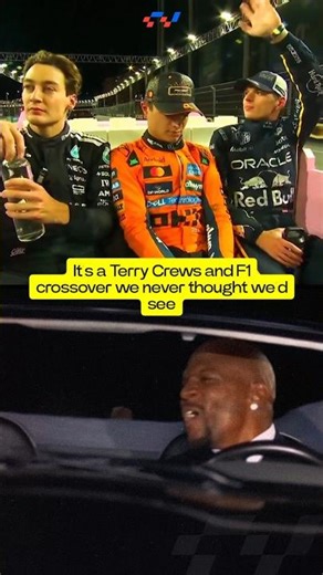 A crossover we never expected but really wanted at Las Vegas GP. #f1 #lasvegasgp #formula1