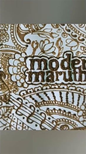 Simple modern maruthani logo design #modernmaruthani #maruthani #art. #shorts