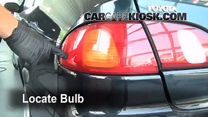 Tail Light Replacement on 1998 Toyota Corolla CE 1.8L 4 Cyl.