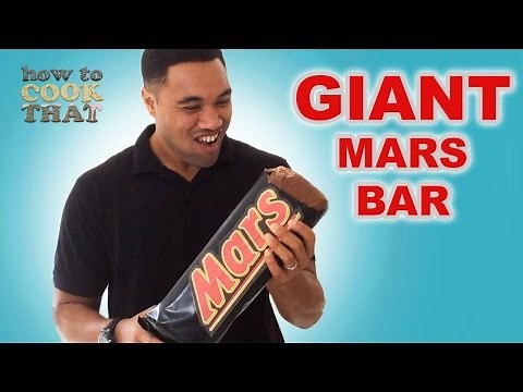 GIANT MARS BAR / MILKY WAY RECIPE How To Cook That Ann Reardon