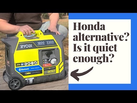 RYOBI 2300 WATT GENERATOR REVIEW | Low Decibel & Bluetooth Feature