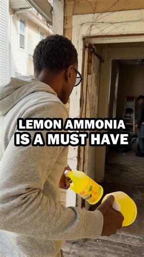 7.1K views · 1.2K reactions | When it comes to cleaning out an abandoned property. I commonly use Lemon Ammonia as the first line of defense to neutralize the germs and contaminants on the property #offmarketproperties #cleanout #clevelandrealestate #bando #investor #tips #tipsandtricks #realestate | Integrity Flips | Facebook