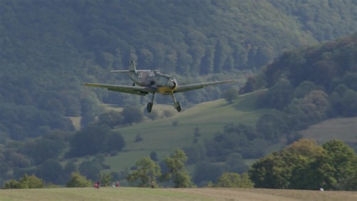 145K views · 2.7K reactions | The beautiful sight and sound of Messerschmitt Bf 109E "Red 12" arriving at Hahnweide this afternoon, in the hands of Charlie Brown. | PlanesTV.com | Facebook