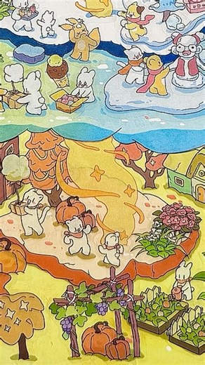 ✨ cats planet with 3D stickers | Sticker ASMR