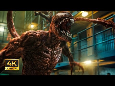Carnage (Symbiote) Prison Break Scene | [4K] HDR | Venom Let There Be Carnage 2021