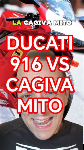La Cagiva Mito è una Ducati 916 in miniatura? chi l'ha disegnata?#ducati916 #cagivamito