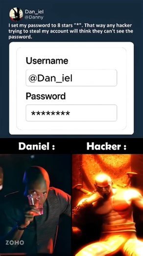 Daniel vs hacker #viralshorts #trending #hacker #password